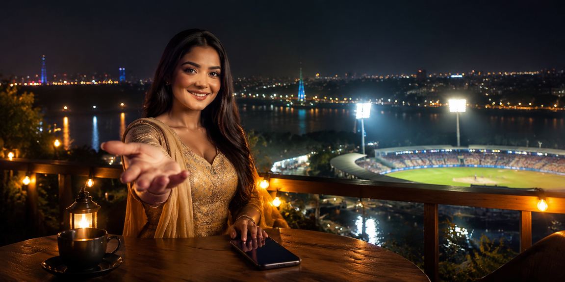 চট্টগ্রামে একজন বাংলাদেশি মডেল মোবাইলে দায়িত্বশীলভাবে ক্রিকেট বেটিং করছেন